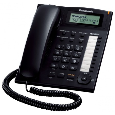 Телефон дротовий PANASONIC KX-TS2388UAB (KX-TS2388UAB)