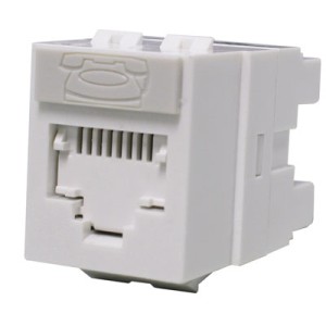 Модуль Molex DG+ RJ45 UTP, Cat 6, білий KSJ-00018-02. Photo 2