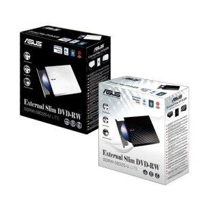 привід DVD+-R/RW SLIM зовнішній USB 2.0 SDRW-08D2S-ULITE/BLACK/ASUS. Photo 2