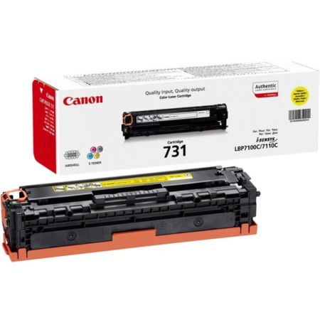 Витратні матеріали для друкувальних пристроїв CANON Cartridge 731 Yellow (6269B002AA)