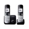 Радіотелефон DECT + дод.слухавка (чорний) KX-TG6812UAB. Photo 1
