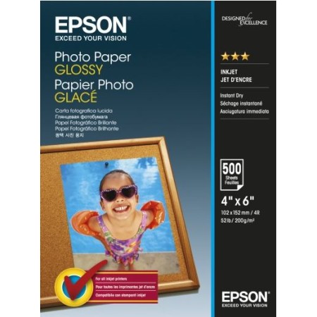 Папір EPSON 10x15 Glossy Paper(500sh) (C13S042549)
