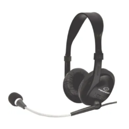 Навушники, гарнітура ESPERANZA Esperanza Headset EH115 Black (EH115)