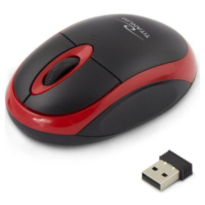 миша бездротова Titanum Mouse TM116R Black-Red