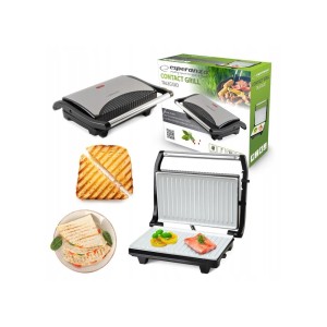 Електрогриль 750W, керамічне покриття, індикато р роботи, рифлена поверхня, обмінна гарантія Grill EKG006. Photo 3