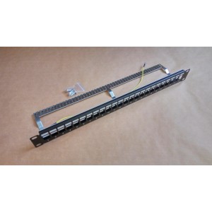 Патч-панель незаповнена під кейстоуни, STP, 1U KD-PP23-STP-BK-24P. Photo 2