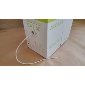 Кабель UTP кат.5е, PVC, 4 пари, 24AWG, 305м, білий KDUT8001. Photo 3 Кабель UTP кат.5е, PVC, 4 пари, 24AWG, 305м, білий KDUT8001. Photo 3