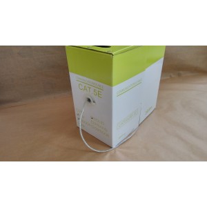 Кабель UTP кат.5е, PVC, 4 пари, CCA, 24AWG, 305м, сірий KDUT8001-CCA. Photo 3 Кабель UTP кат.5е, PVC, 4 пари, CCA, 24AWG, 305м, сірий KDUT8001-CCA. Photo 3