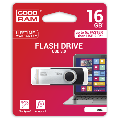 Флеш пам'ять USB GOODRAM UTS3-0160K0R11 (UTS3-0160K0R11)