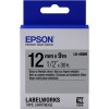 Витратні матеріали для друкувальних пристроїв EPSON Tape - LK4SBM Metallic Blk/Siv (C53S654019)