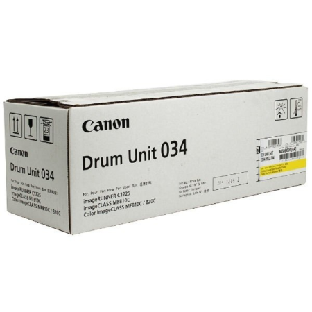 Витратні матеріали для друкувальних пристроїв CANON C-EXV034 DrumUnit yellow (9455B001AA)