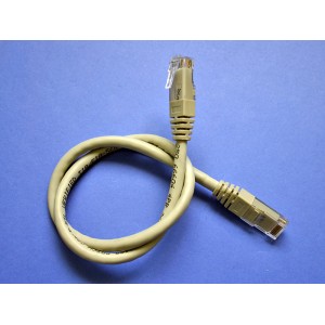 Патч-корд RJ45, UTP 6, 0.5m, 24AWG, CU, сірий KD-PAUT6050GY. Photo 3