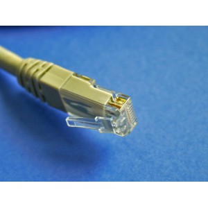 Патч-корд RJ45, UTP 6, 2.0m, 24AWG, CU, сірий KD-PAUT6200GY. Photo 2