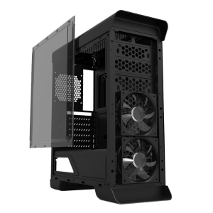 Корпус ATX без блока живлення Elysium Black. Photo 2