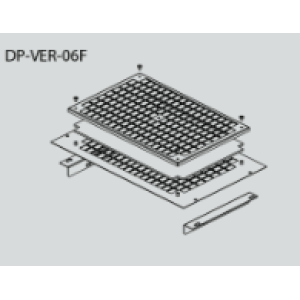 Iнсталяційна рама до DP-VEN-04(06) з фільтром, RAL9005 DP-VER-06F