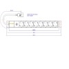 Блок живлення (PDU) CONTEG DP-RP-08-SCHUF-IEEC14/S (3138447)