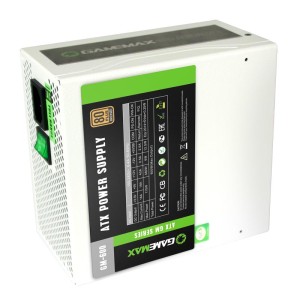Блок живлення ATX 600W, короббочний, модульний, 14см вент. GM-600-WHITE. Photo 2