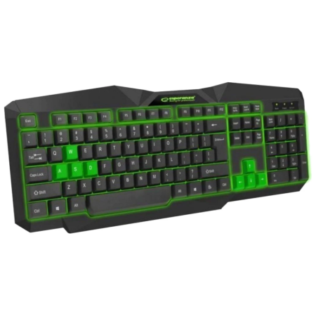 Клавіатура ESPERANZA Keyboard EGK201 Green USB LED (EGK201GUA)