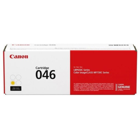 Витратні матеріали для друкувальних пристроїв CANON Cartridge 046 Yellow(2.3K) (1247C002AA)