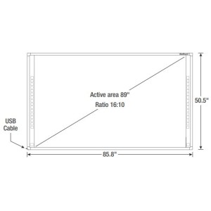 інтерактивна дошка FX-89WE2(Інфрачервона, 90