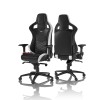 Крісло геймерське NOBLECHAIRS EPIC Real Leather Blck/Wht/Red (NBL-RL-EPC-001)