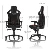 Крісло геймерське NOBLECHAIRS EPIC Black/Red (NBL-PU-RED-002)