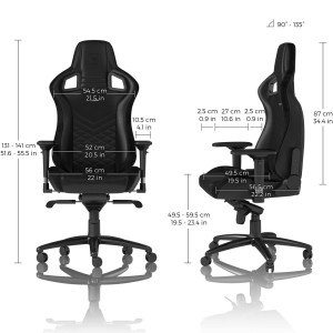 Крісло геймерське Noblechairs EPIC Black. Photo 3