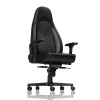 Крісло геймерське NOBLECHAIRS ICON Black/Gold (NBL-ICN-PU-GOL)