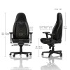 Крісло геймерське NOBLECHAIRS ICON Black/Gold (NBL-ICN-PU-GOL)