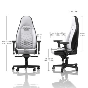 Крісло геймерське Noblechairs ICON White/Black. Photo 3