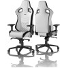 Крісло геймерське NOBLECHAIRS EPIC White/Black (NBL-PU-WHT-001)