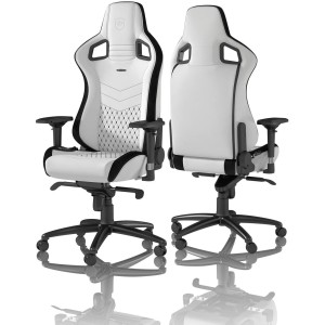Крісло геймерське Noblechairs EPIC White/Black. Photo 2