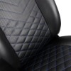 Крісло геймерське NOBLECHAIRS ICON Black/Blue (NBL-ICN-PU-BBL)