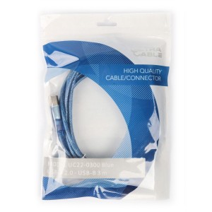 Кабель USB-A -USB-B 1.5 м (для МФУ,принтера) UC22-0150. Photo 2