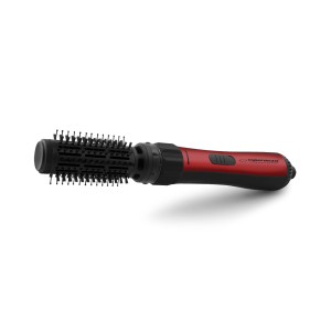 Фен-щітка 1000 Вт, чорно-червона, 3 рівня регул те мператури, щітка зі зміш. щетиною,обмінна гарантія Hair Curler EBL008