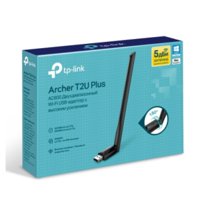 Бездротовий двухдіапазонний USB-адаптер TP-Link Archer T2U Plus