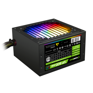 Блок живлення ATX 600W,RGB,box, APFC, 12см,80+ VP-600-RGB