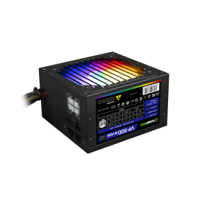 Блок живлення ATX 500W,RGB,МОДУЛЬНЫЙ,APFC, 12см вент,80+ VP-500-M-RGB