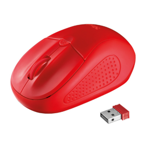 Бездротова Мишка Primo Red 1600 dpi Primo Wireless Mouse Red