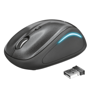 Бездротова Мишка Yvi Fx Black 1600 dpi Yvi Fx Wireless Mouse Black