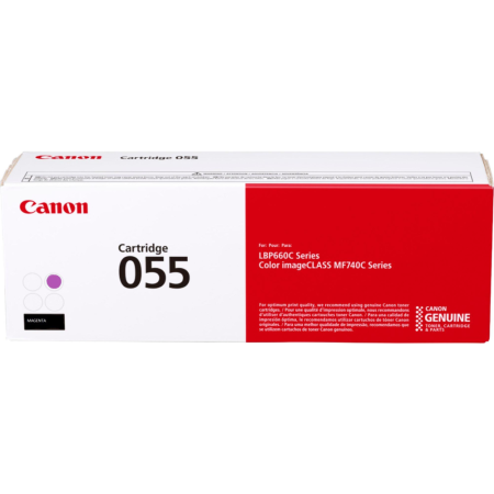 Витратні матеріали для друкувальних пристроїв CANON Cartridge 055 Magenta(2.1K) (3014C002AA)