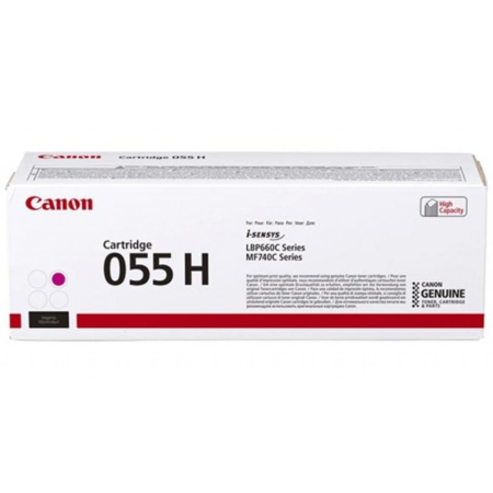 Витратні матеріали для друкувальних пристроїв CANON Cartridge 055H Magenta(5.9K) (3018C002AA)