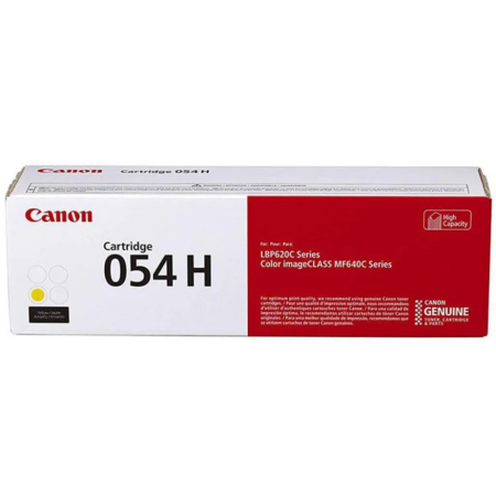 Витратні матеріали для друкувальних пристроїв CANON Cartridge 054H Yellow(2.3K) (3025C002AA)