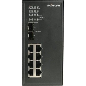 Промисловий Комутатор 2*100/1000M SFP 8*10/100/100 0M RJ45PoE Gazelle S1000i-2GF-8GE-PWR. Photo 2