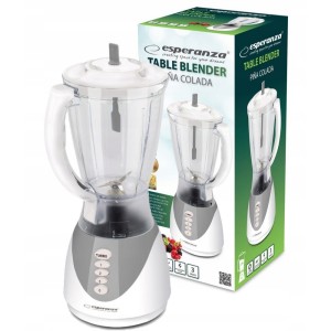 Блендер настільний, 350Вт, чаша 1,5 л,біло-сірий,  обмінна гарантія EKM023E. Photo 2