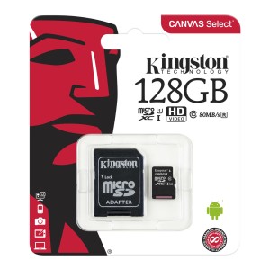Карта пам'яті 128GB microSDXC C10 A1 Canvas Select  Plus 100R UHS-I, U1, V10 + adapter SDCS2/128GB. Photo 3 Карта пам'яті 128GB microSDXC C10 A1 Canvas Select  Plus 100R UHS-I, U1, V10 + adapter SDCS2/128GB. Photo 3