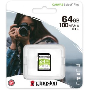 Карта пам'яті 64GB SDXC C10 Canvas Select Plus  100R UHS-I , U1, V10 SDS2/64GB. Photo 3