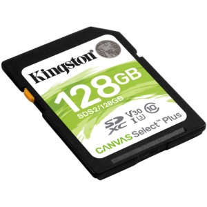Карта пам'яті 128GB SDXC C10 Canvas Select Plus  100R/85W UHS-I, U3, V30 SDS2/128GB. Photo 2 Карта пам'яті 128GB SDXC C10 Canvas Select Plus  100R/85W UHS-I, U3, V30 SDS2/128GB. Photo 2