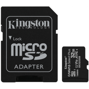 карта пам'яті 32GB microSDHC Canvas Select Plus 10 0R A1 C10 Card + Adapter SDCS2/32GB