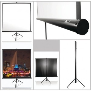 проекційний екран на тринозі,мобільний 72